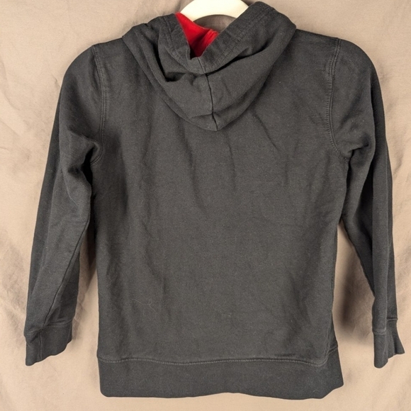 Bass Pro Shops large YOUTH hoodie in black and red - Picture 5 of 6